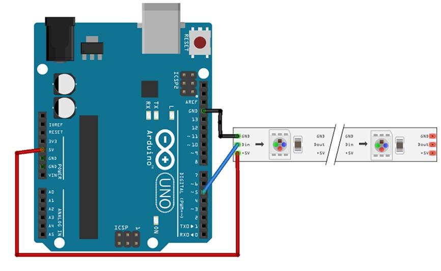 If you end up using an external supply, don t forget to connect the power supply ground to the Arduino ground.