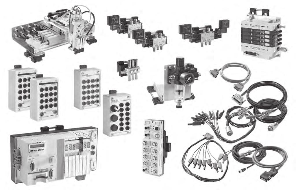 12 Training systems for automation Mechatronics Learning topics Learning topics / handling technology E2C handling module device kit Material no.