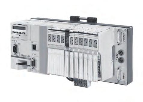 Dimensions mm (LxWxH) 280x150x140 Weight kg 1.7 Operating voltage V DC 24 Digital I/O DI / DO 12 / 12 PLC training system IndraControl L20 (snap-in) Material no.