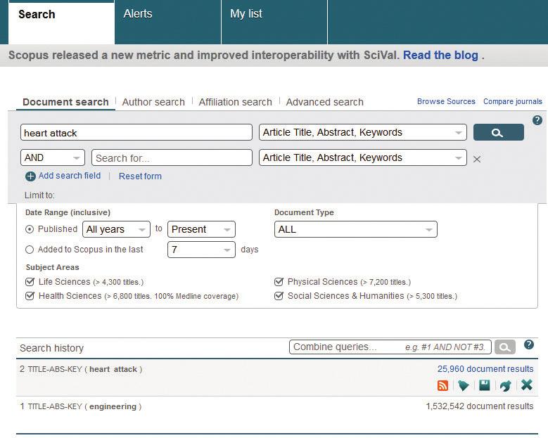 Document Search / Starting a Search Document Search This tab is the main search window of the homepage. To begin, enter the search terms in the space provided.