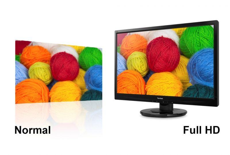 Full HD 1080p for Superior Pixel Performance The ViewSonic VA2746m LED features Full HD 1920x1080 resolution for unbelievable pixel by pixel image performance.