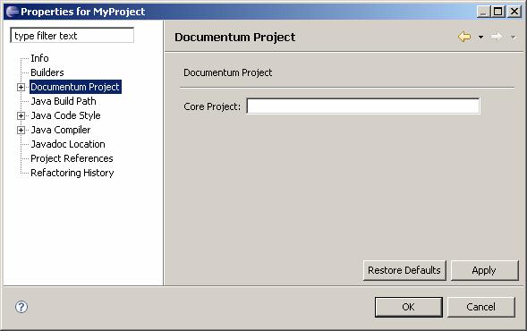 Building and Installing an Application Configuring the project install options The project install options let you set installation parameters that apply to the entire project, such as pre and post