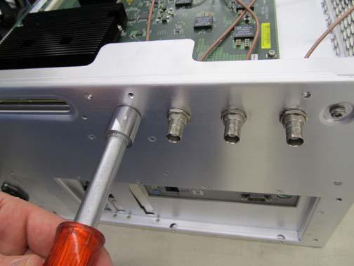 The attenuators are keyed to match the connectors.