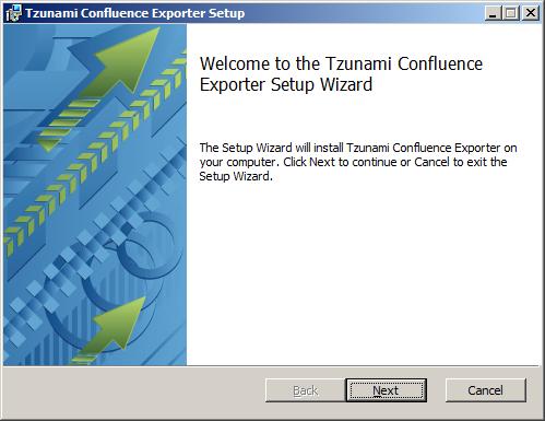 INSTALLING TZUNAMI CONFLUENCE EXPORTER You can install Tzunami Confluence Exporter on any machine from which you can connect to Confluence Application