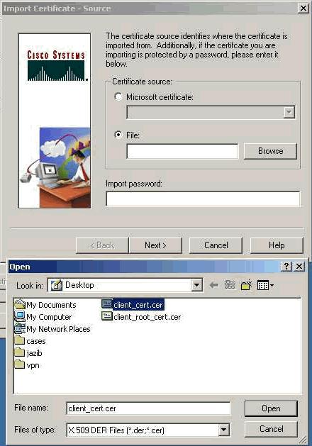 21. Ensure that the identity certificate