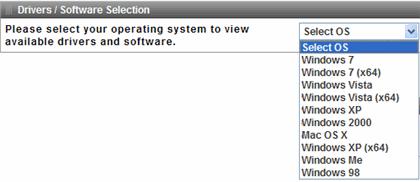 Download the Canon PIXMA Step Three In the Drivers / Software Selection section, select your operating system in the Select OS dropdown menu.