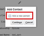My Details: Edit Contacts. On the My Details tab, click the Edit button on the right. On the Edit My Details scree, click the third tab on the left, Contacts.