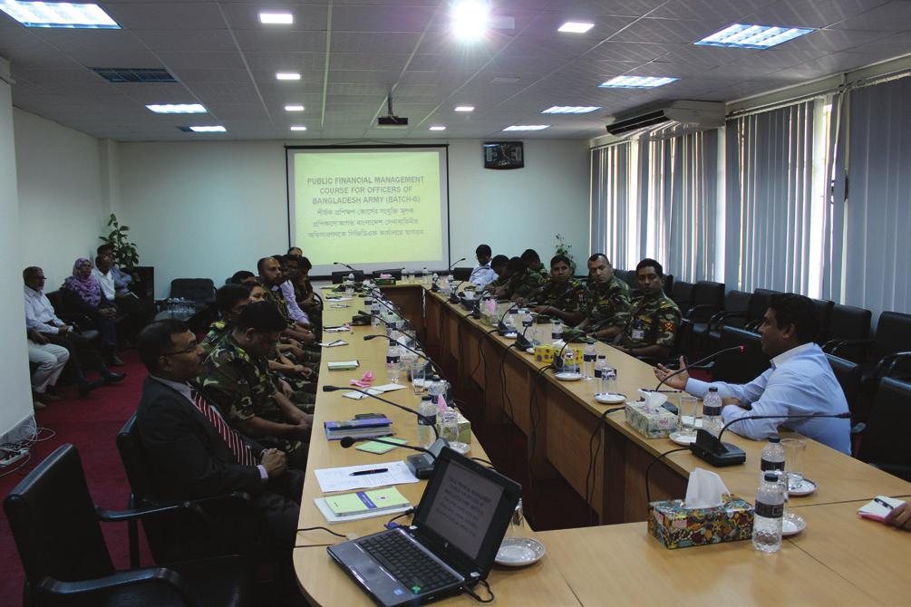 attachment program on 16 March 2017 at CGDF office which was arranged by FIMA. Sixteen commissioned officers were participated in this half day long attachment training program.