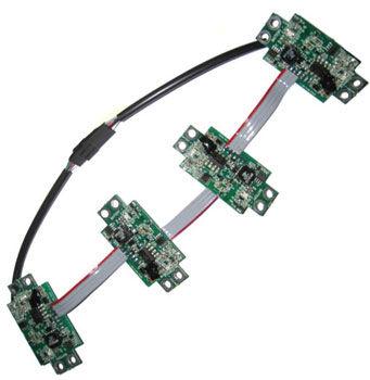 1 per system Four Cell Sense Board String: - Measures voltage and temperature of each cell - Performs cell