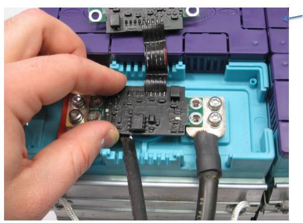 Ensure that the string is oriented correctly before installation.