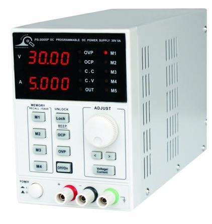 PS-3005P Programmable DC Power Supply (0-30V, 0-5A) Part of the PS-3000 Series User Manual Head Office - Wavecom Instruments Pty Ltd 257 Grange