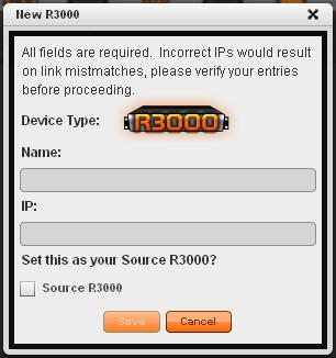 ADMINISTRATION SECTION CHAPTER 3: MAINTAIN THE DEVICE REGISTRY Add an R3000 to the device registry 1.