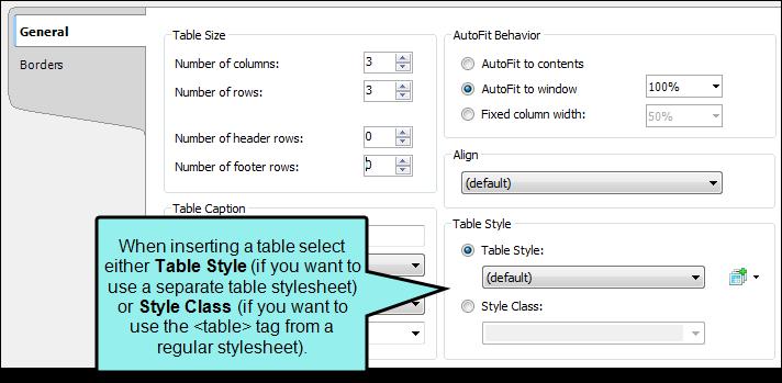 AUTOFIT BEHAVIOR AutoFit to contents Automatically sets the column widths to the same width as the table content.