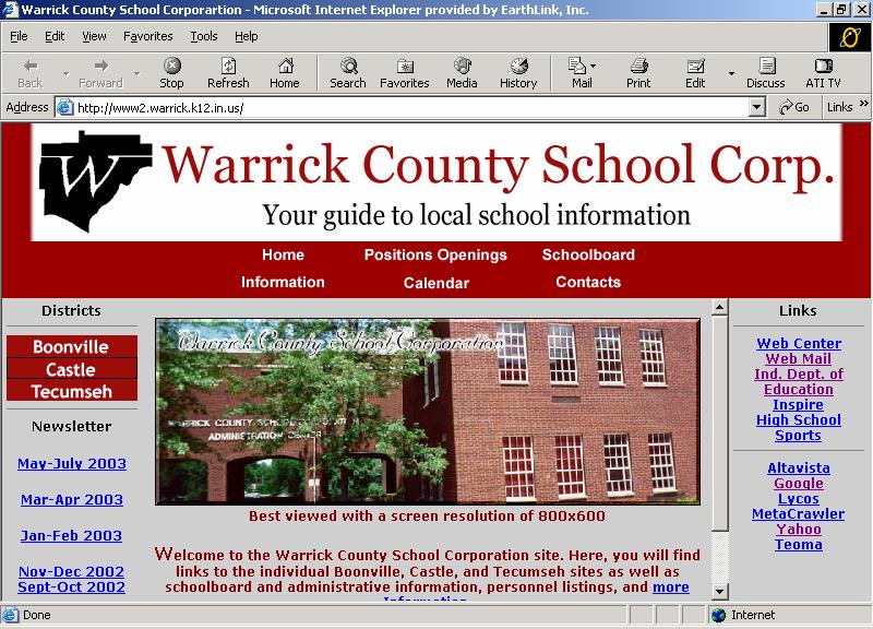 Getting StartedStyarted Go to the Warrick County School Corp.