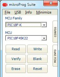 5. MCU Info window Figure 5-1: Unfold MCU Info section