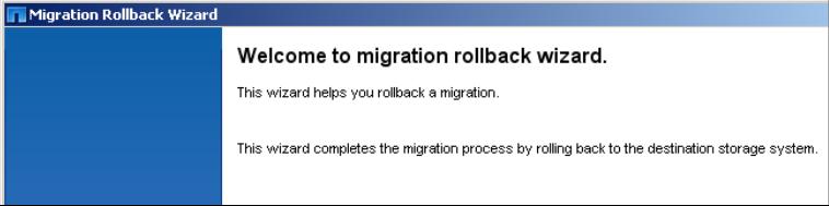 storage system. Rollback 1. If the user chooses to roll back the vfiler unit to the source storage system, use the rollback option in Hosts > vfiler Units. 2.