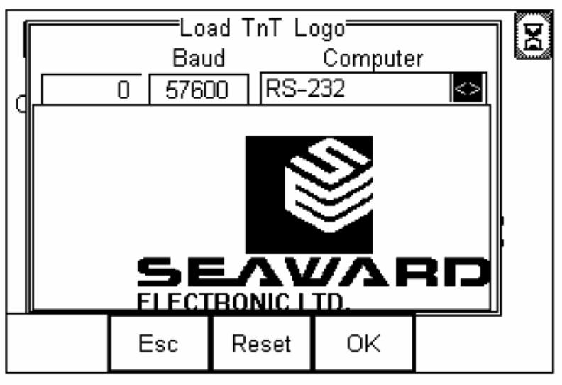 Select Logo to Print In order to apply a logo to the print label you must instruct the tester where to look for the logo. On the main screen of the tester press Menu, scroll to View Saved Data.