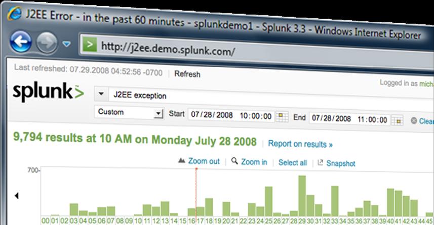 Search Time search with interactive results Keyword search with
