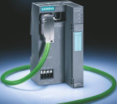 Siemens AG 014 SIMATIC ET 00S Interface modules without CPU IM 151-3 PN Overview Interface module for linking the ET 00S to PROFINET Handles all data exchange with the PROFINET I/O Controller 3