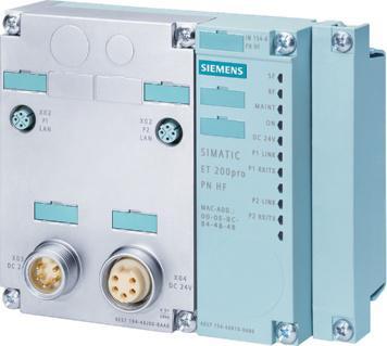 Siemens AG 014 SIMATIC ET 00pro Interface modules IM 154-4 PN Overview Interface module for processing the communication between ET 00pro and a higher-level controller over PROFINET IO.
