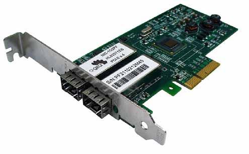 Product Specification NIC-1G-2PF A-GEAR PRO Gigabit PF Dual Post Server Adapter Apply two Gigabit Fiber SFP ports server connections in a single PCI Express * slot. 1.