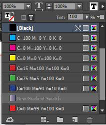 Add More Than One Color To add more than one swatch, click directly under the color bar where you would like the new color to be.