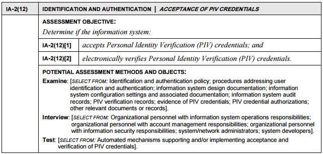 IA-2 Identification and Authentication Control