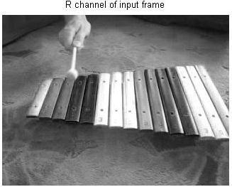 Figure 7: (a) Original video (b) Recovered watermark VII. Conclusion This paper shows a technique for non-blind video watermarking.
