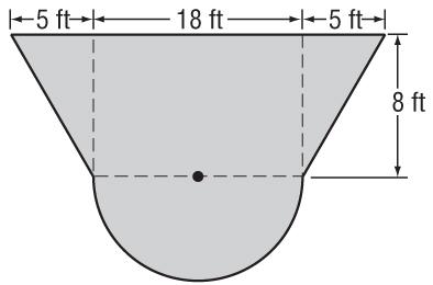 What is the area of the surface of the pool?