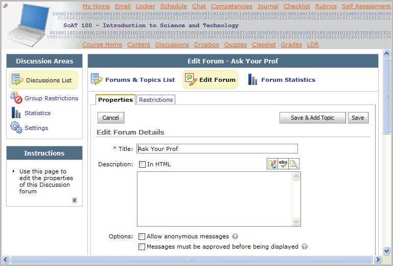 Navigating inside a course there are tool menus to navigate to different sections and pages, and tabs to switch between sections within a page. 4 3 Navbar Switch between tools.
