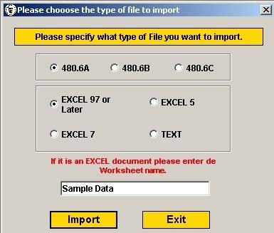 Importing Information to the Program, Continued Importing to the Informative Returns The importing process for the Informative Returns is similar to the process for the Withholding Statements.