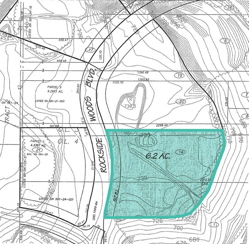 #1 Rockside Woods Blvd. Interior South Available off Rockside Woods Blvd. is 35 acres in a park like setting with (2) two sites each with around 6.0 buildable acres.