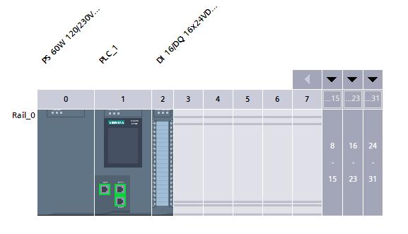 and the connected S7-1500 CPU will be found if the PROFINET network