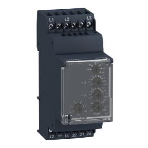Characteristics voltage control relay RM35-U - range 194.