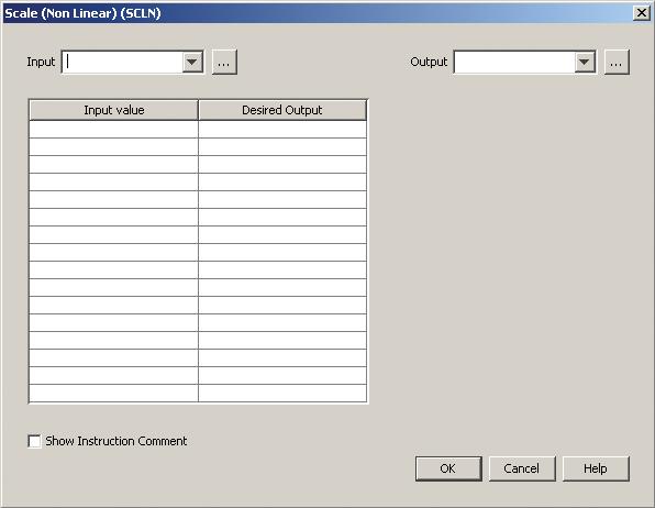 Convert raw input signals to engineering units for use in the program, or convert