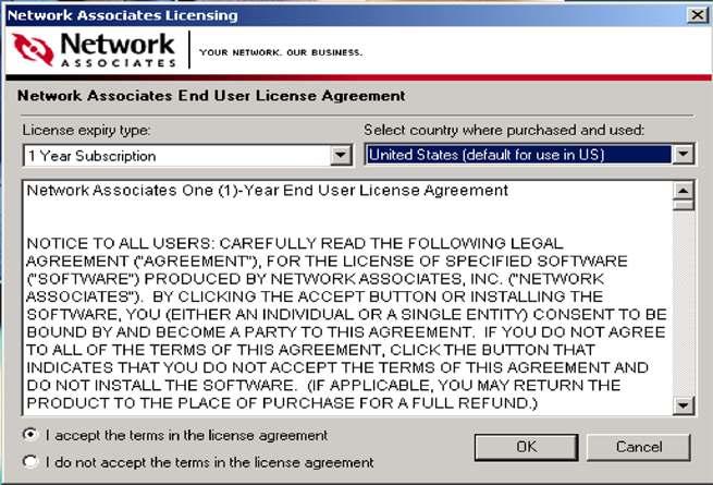 6. Read the License Agreement.