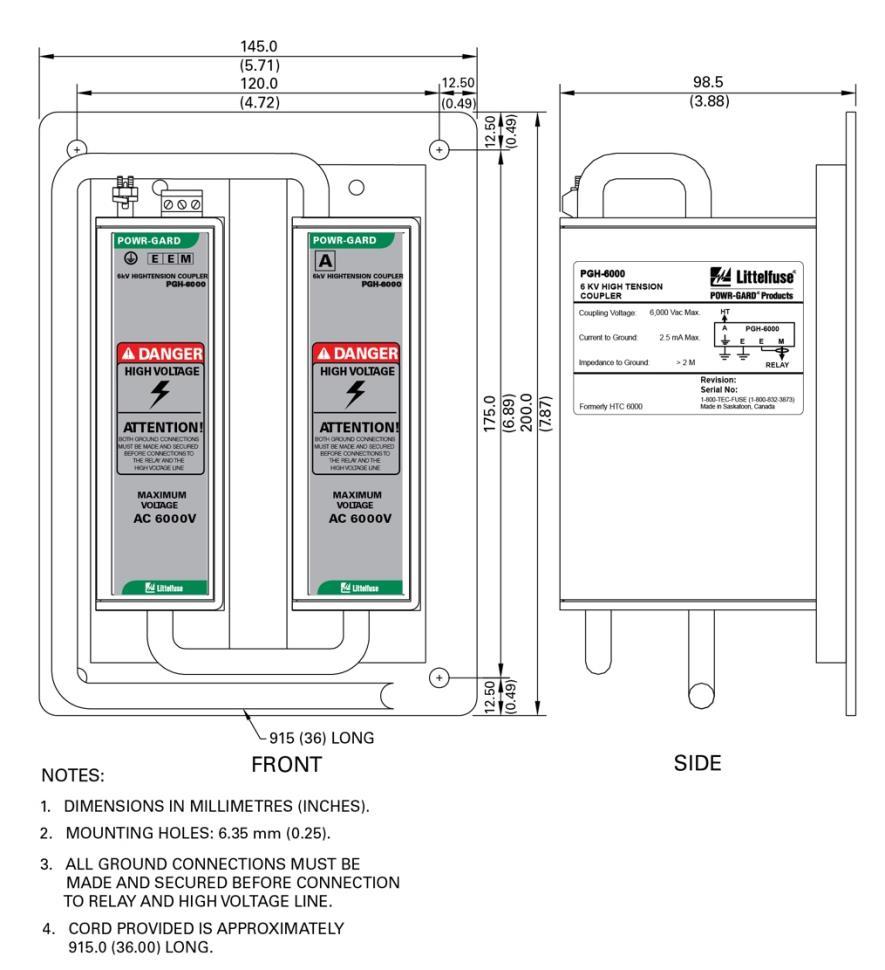 PGR-3200 Insulation Monitor Page 5 FIGURE 5.