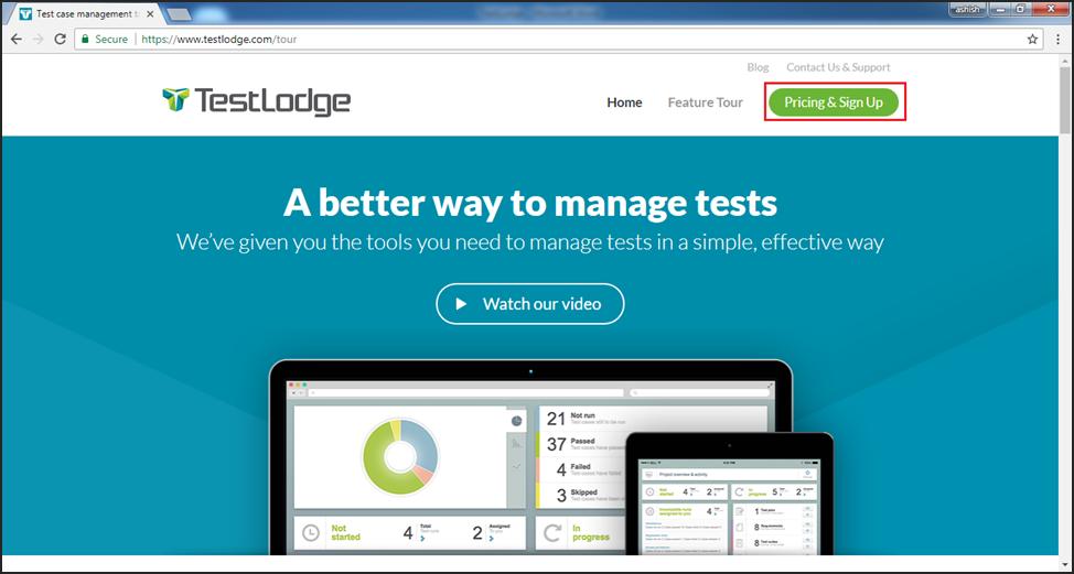3. TestLodge Free Trial Access TestLodge provides 30-days free trials to email, access to unlimited users, with basic features. It has other plans as well with different advanced features and add-ins.