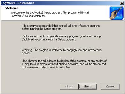 2. The installer will start, follow the prompts to install the software. 3.