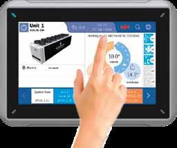 The State-of-the-Art icom Control: Precise, User-Friendly Information at Unit Level 7 TOUCH SCREEN GRAPHIC DISPLAY Quick and intuitive.
