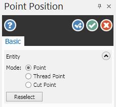 O. Create Point for Toolpath. Step 1. Sketch point blue. Right click in the graphics window and on the Mini Toolbar click Wireframe Color blue, Fig. 41. drop down arrow and select Fig. 41 Step 2.