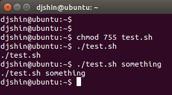 Writing a Shell Script Writing a Simple Script $ vim test.sh or $ gedit test.sh save file $ chmod 755 test.sh $./test.