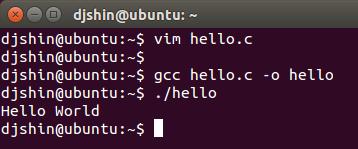 Writing a C Program Writing a C Program $ vim hello or $ gedit hello.c save file $ gcc hello.c -o hello $.