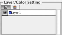 If the layers are broken down by color as shown in Figure 2, sorting will be performed separately for each of the three colors.