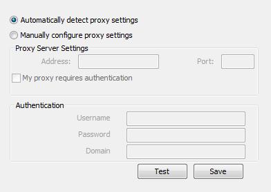 TurningPoint Self-Paced Polling for PC 14 c Select Automatically detect proxy settings or Manually configure proxy settings.
