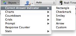 Correct Answer Indicator and select the desired indicator.