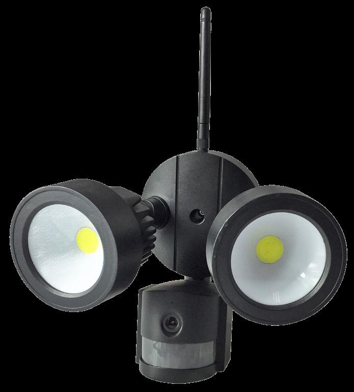 2pcs 1600 lumens PIR detection range 60-70
