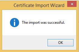 10. Click OK and OK to close the window. Fig 7. The Certificate Import Wizard. Installing Citrix Receiver 1. Press the Windows Key and the R Key to launch the Run Dialog box. Fig 1.