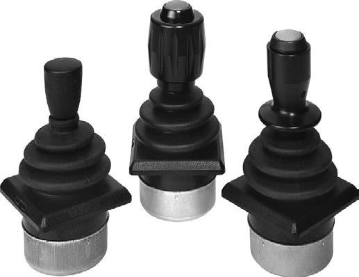 JS2000 Dual Axis Fingertip Joystick Data Sheet MOBILE MACHINE MANAGEMENT The JS2000 dual axis fingertip joystick is an element of the flexible, powerful, expandable, and affordable joystick family of