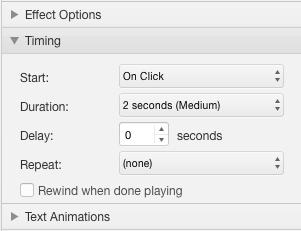 Click on the Animations tab and select the animation of your choice. In this tutorial we will look at Entrance Effects only.